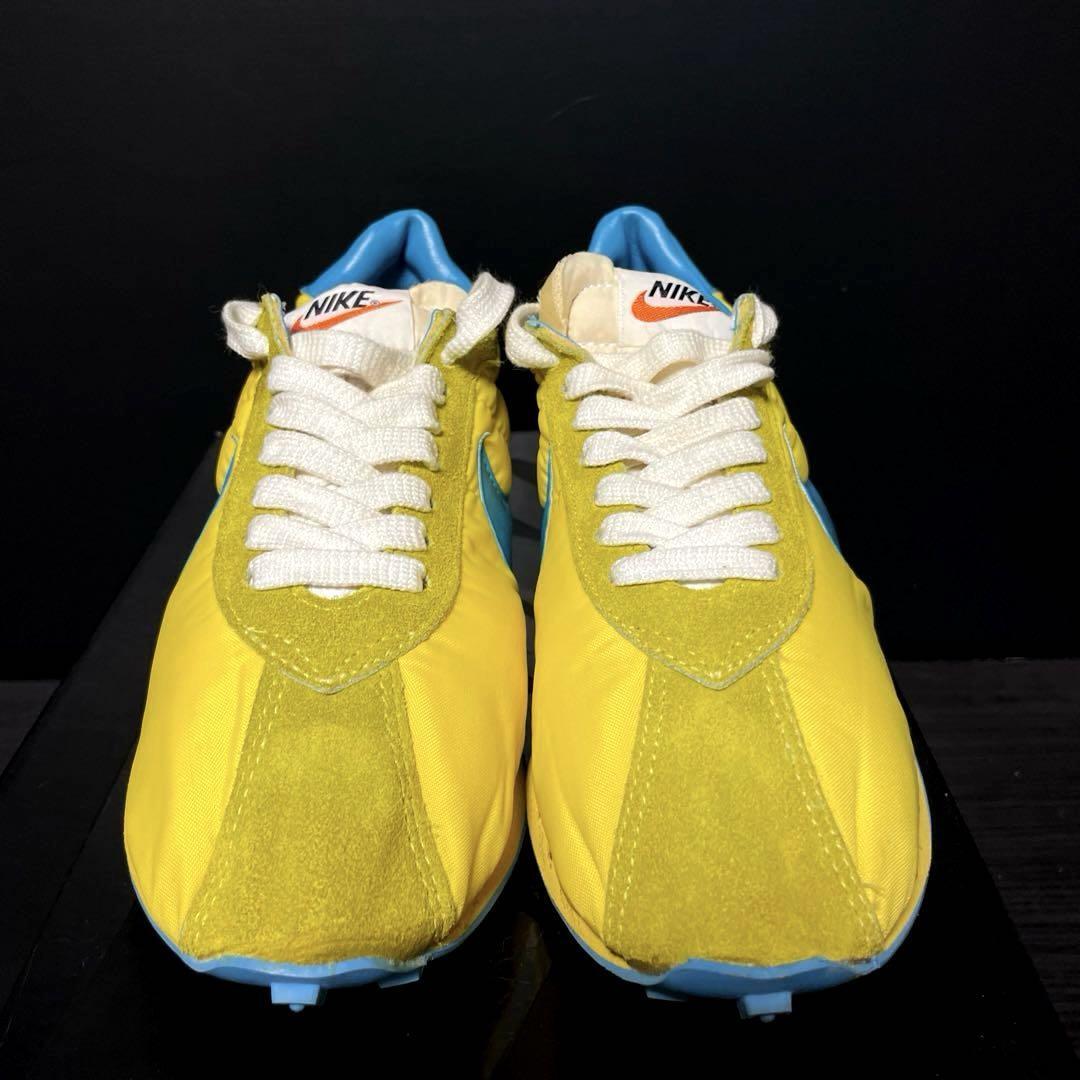 Nike Waffle Trainer Yellow x Light Blue US9 Made in Japan