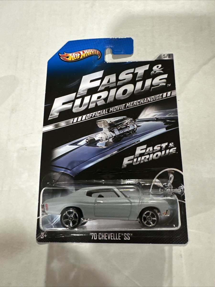 HOT WHEELS FAST＆FURIOUS ❜70 Hot Wheels Fast & Furious '70 Chevelle SS Matte Gray/Black 1