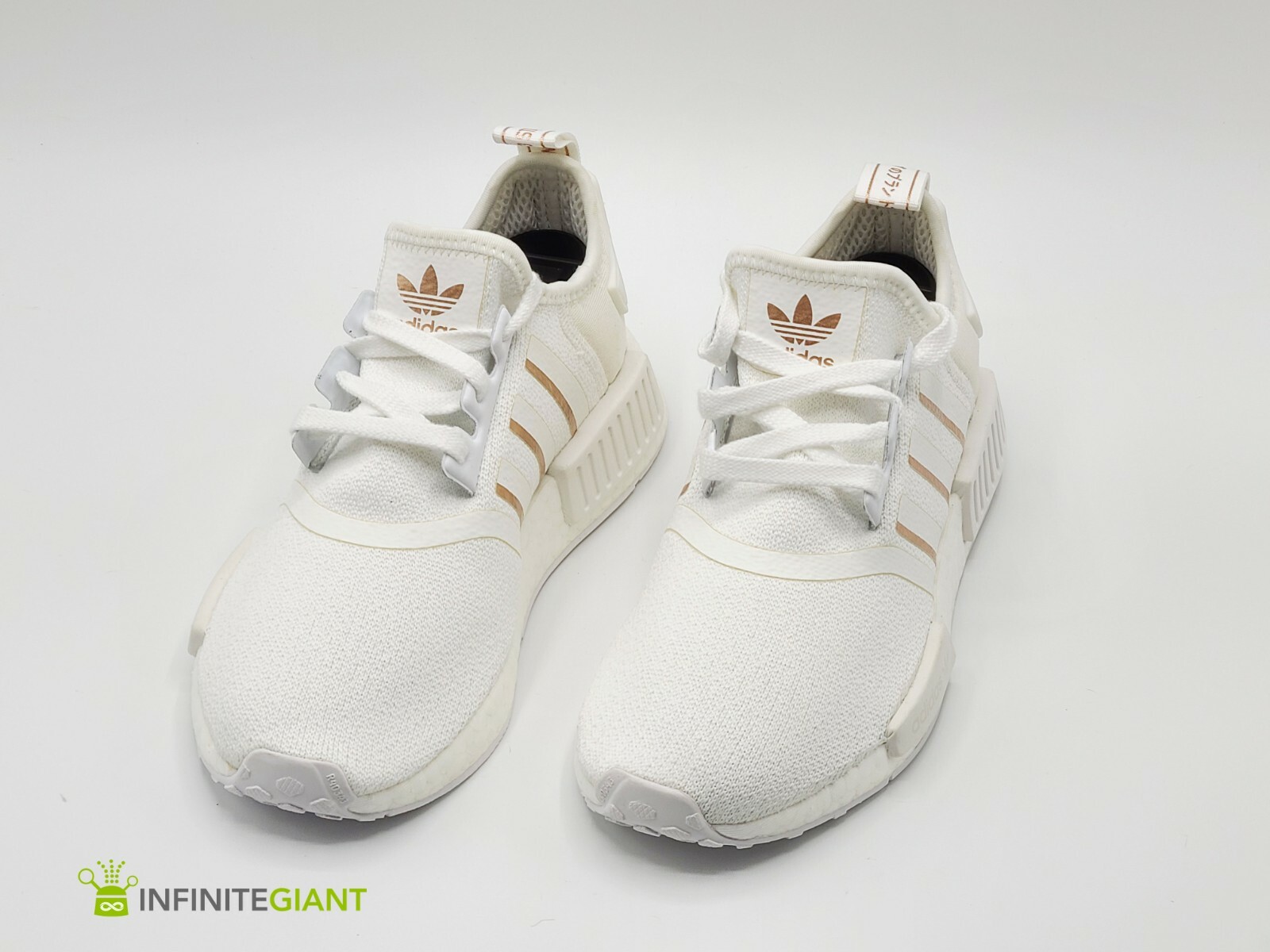 adidas NMD R1 White Rose Gold Metallic 