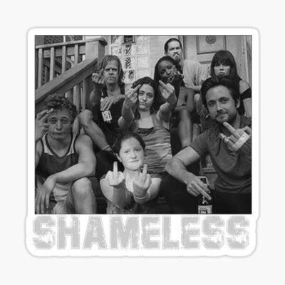 Shameless TV Show, Gallaghers, Vinyl Die Cut Sticker