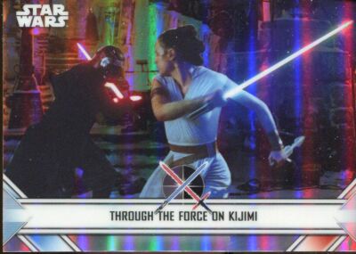 Star Wars Chrome 2020 EAW Chase Card EW-16 Through The Force On Kijimi