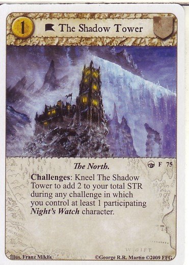 3 x The Shadow Tower AGoT LCG 1.0 Game of Thrones The Wildling