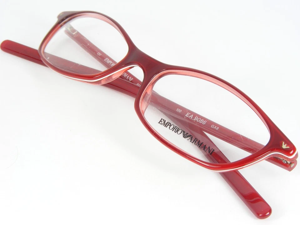 Marco de gafas Emporio Armani EA 9086 GX8 ROJO/BLANCO 49-16-130mm Italia Foto 4 de 4