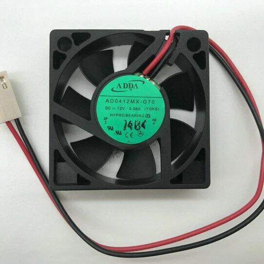 ADDA AD0412MX-G70 40*40*10MM DC12V 0.08A 2Pin Cooling Fan For Dahua 4/8/16 DVR - Image 2 of 3
