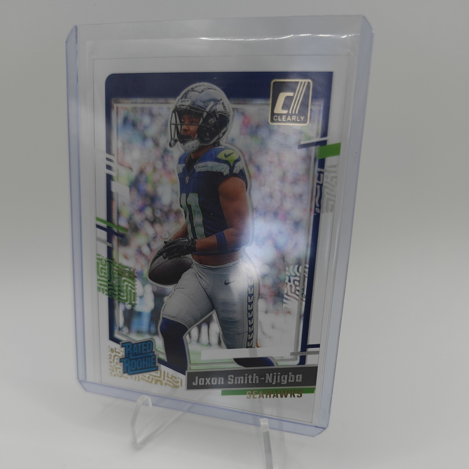 2023 Panini Clearly Donruss - Rated Rookie #67 Jaxon Smith-Njigba Gold  (RC)
