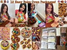 12 Ct. Easy Bake Oven Mixes Pack - 3 Cakes, 3 Cookies, Brownies, Muffins, 2 Ic