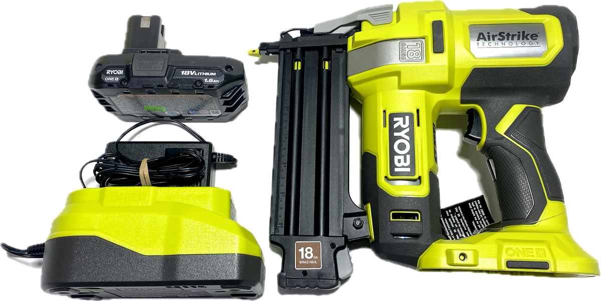 RYOBI ONE+ 18V 18-Gauge Cordless AirStrike Brad Nailer P321