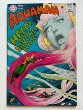 Aquaman 40 (1968) 1st Jim Aparo DC Work Nick Candy Cover VF- Very Fine-