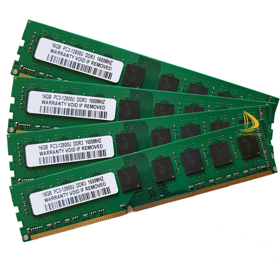 New 4x 16GB 2Rx4 PC3-12800 DDR3 1600 MHz Desktop Memory RAM Only for AMD chips - Image 2 of 4