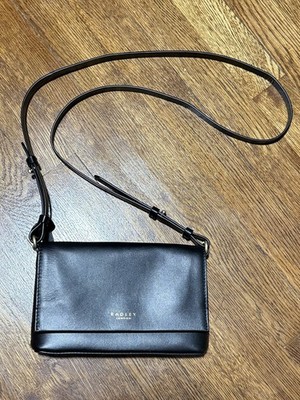 Radley London Lexington Small Flap over Black Leather Wallet Purse