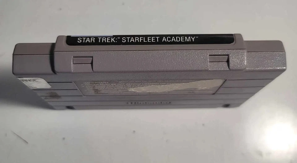Star Trek: Starfleet Academy (Super Nintendo SNES, 1994)Untested - Image 3 of 4