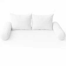 Style1 Twin Size Pillow & Bolster Cushion Polyester Fiberfill "INSERT ONLY"