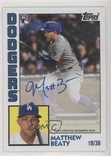 2019 Topps Update 1984 Topps Baseball Matt Beaty Matthew Beaty #84A-MBE Auto 1q7