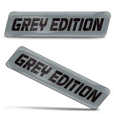 3D silicone sticker grey edition doming emblem car motorcycle helmet KS 206