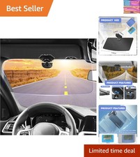 Upgraded Polarized Sun Visor for Car,Anti Glare HD Sun Visor Extender for Car...