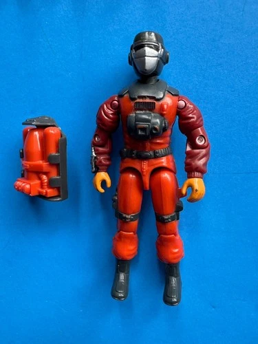 GI Joe 1985 Vintage Barbecue Figure Only. ARAH Custom Arms. Backpack.