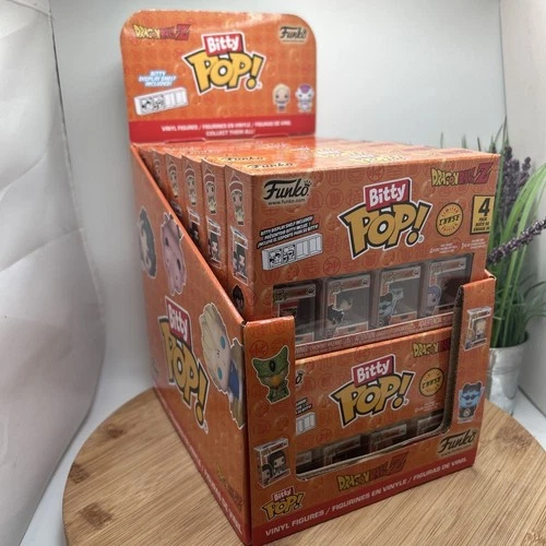 NEW Lot of 12  4 Packs W/DISPLAY FUNKO BITTY POP! DRAGON BALL Z  Kid Buu
