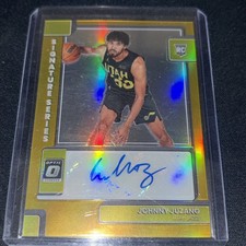 Donruss Optic Gold Johnny Juzang RC Auto SSP/10 Jazz 