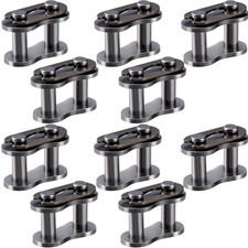 10Pcs 35 Chain Master Link Roller, Steel Alloy Heavy Duty Connector for Bike Bi