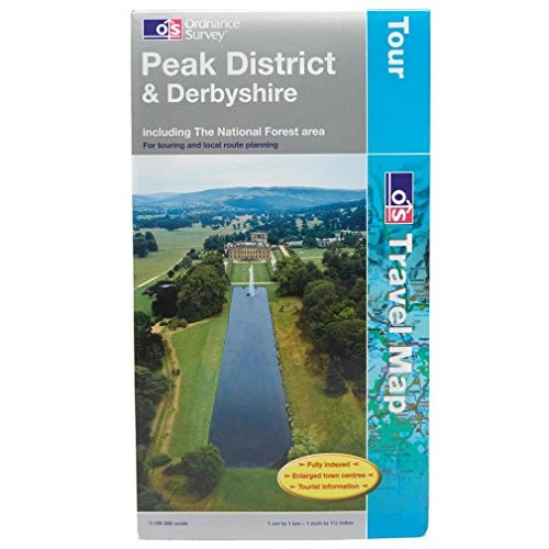Peak District and Derbyshire (OS Travel Map - Tour Map): 4 by Ordnance Survey - Picture 1 of 2
