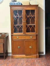 Hepplewhite style antique china cabinet