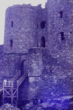 1960s 35mm Agfachrome Slide, Conwy Castle Wales Medieval Fortification
