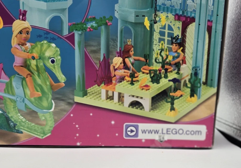 乐高贝尔维尔 2005 年美人鱼城堡 5960 汉斯·克里斯蒂安·安徒生密封 — 第 4/4 张图片
