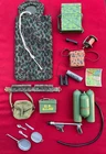 1964 Vintage GIJOE  Action Marine Poncho, Flame Thrower and accessories. NICE!