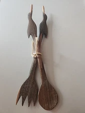 Handcrafted Wood Serving  Set From Argentina 