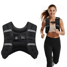 Cavry Weighted Vest, 8lb/12lb/16lb/20lb/25lb/30lb Weight Vest with Two Adjust...