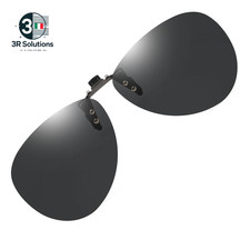 Yoolens Polarized Flip Up Clip Up Frameless Eyeglasses