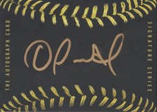 Omar Alfonzo Signed 2026 Signature Card Pittsburgh Pirates #13 Prospect!