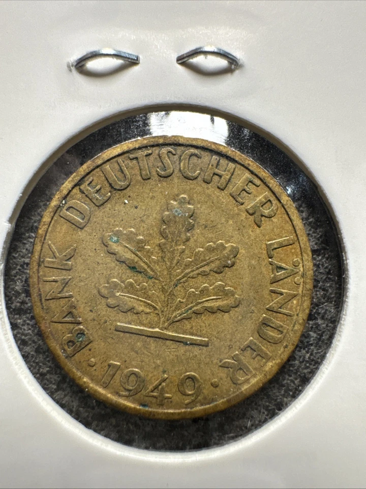 1949 F Germany 5 Pfennig. Magnetic. - Image 4 of 4