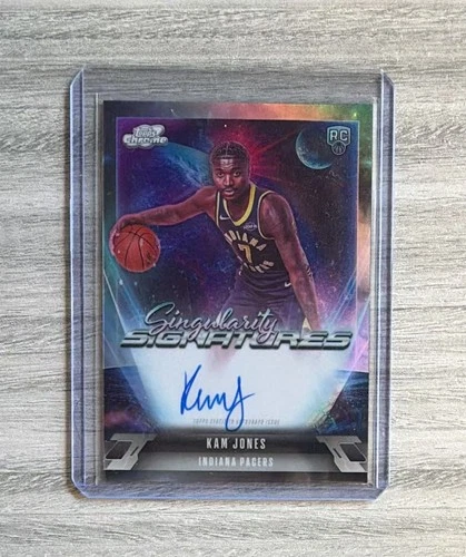 2026 Topps Chrome Cosmic Singularity Signatures Refractor #SS-KJ Kam Jones RC