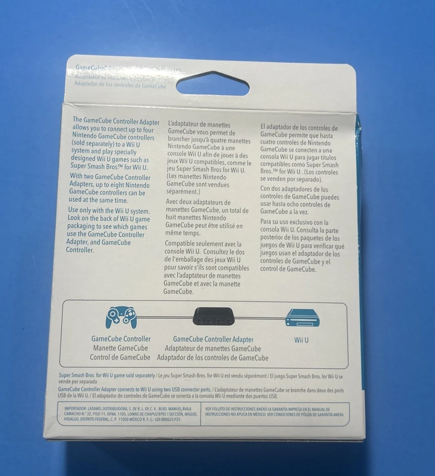 Nintendo Official Wii U GameCube Controller Adapter BRAND NEW SEALED OEM - Image 3 of 4