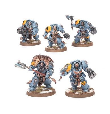 Warhammer 40K Space Marines Space Wolves Wolf Guard Terminatoren