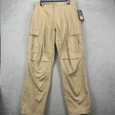 Rothco Zipper Fly BDU Pants Tactical Cargo Mens 31X35 Tan Combat Relaxed Fit NEW