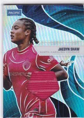 Jaedyn Shaw 2025 Parkside NWSL Pacific GAME USED MATCH WORN Jersey Relic