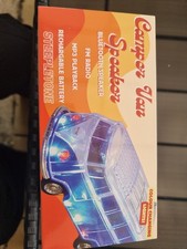 Camper Van Bluetooth Speaker With Lights In Blue Colour Like New boxed