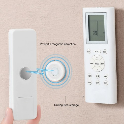 Magnetic Remote Control Holder Organizer Shelf Wall Mount Storage Self-Adhesive - Picture 3 of 15