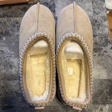 Warm Suede Fuzzy Slippers for Women - Cozy Indoor Outdoor House Shoes (A)