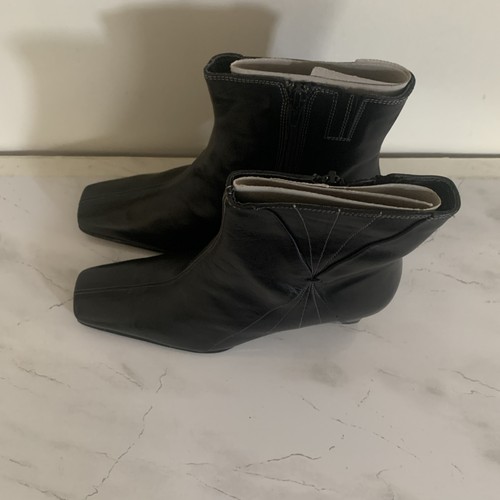 Clarks Nancy Botines Cuero Negro Talla EU 39.5 UK 6 - Imagen 2 de 14