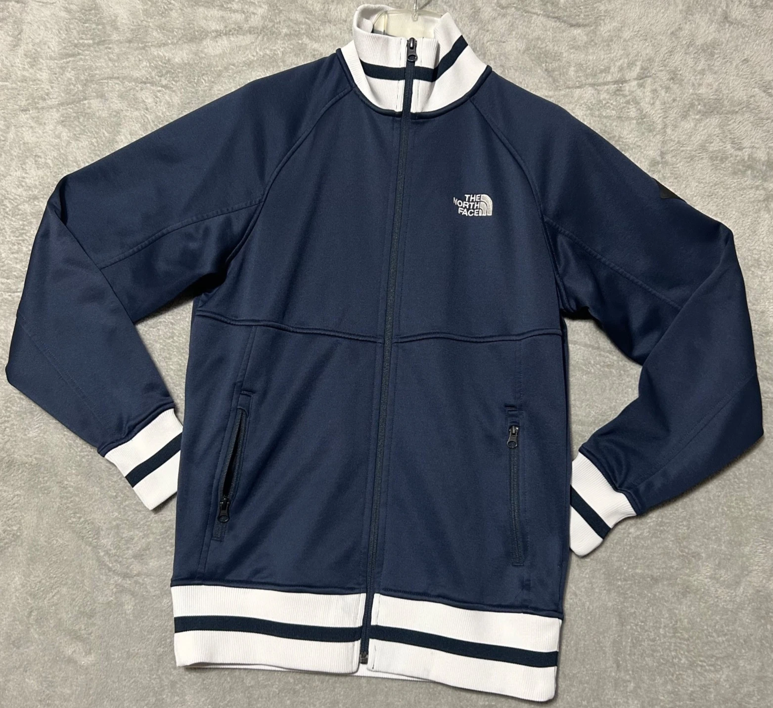 North Face Track Jacket Blue size Small
