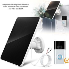 Solar Panel Charger 4W for Ring Video Doorbel...