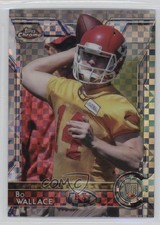 2015 Topps Chrome Rookies Retail X-Fractor Bo Wallace #188 9t3