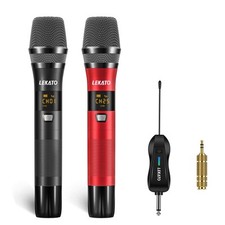 Wireless Microphone Rechargeable Micrphones with Receiver Professional Wirele...