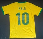Pele Signed Autographed Brazil National Team Jersey Beckett COA World Cup Soccer