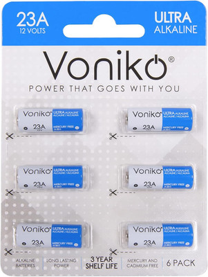 Alkaline Battery 23A - Ultra 23A Batteries (6-Pack) - Long Lasting 12 Volt A23 B