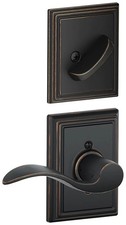 Schlage F59-ACC-ADD-RH Accent Right Handed Single Cylinder - Bronze