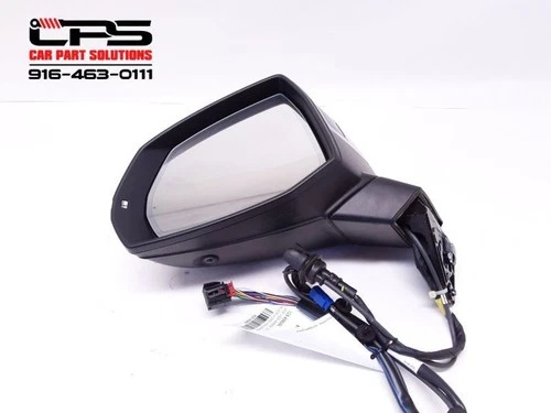 17-19 Audi Q7 Silver Driver Left Side View Mirror OEM 